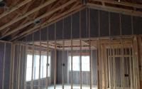 insulation shown in incomplete house remodel