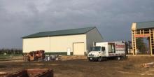 Outside view of pole barn where spray foam insulation was applied by Assured Insulation Solutions LLC