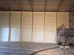 Pole barn insulation service performed by Assured Insulation Solutions LLC