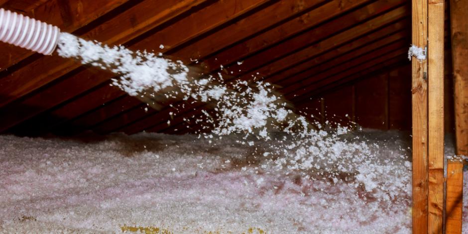 blown in insulation attic 